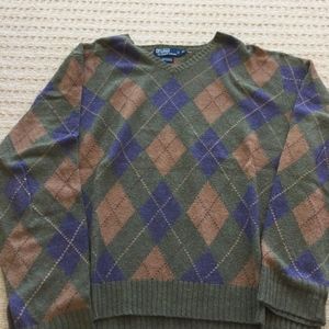 Polo Ralph Lauren Argyle V-Neck Sweater